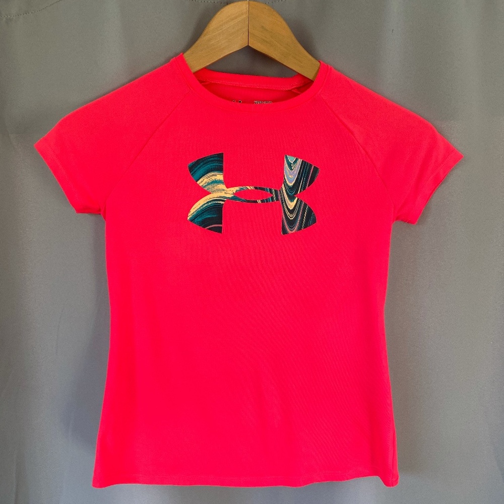 Under Armour Neon Pink Workout Top